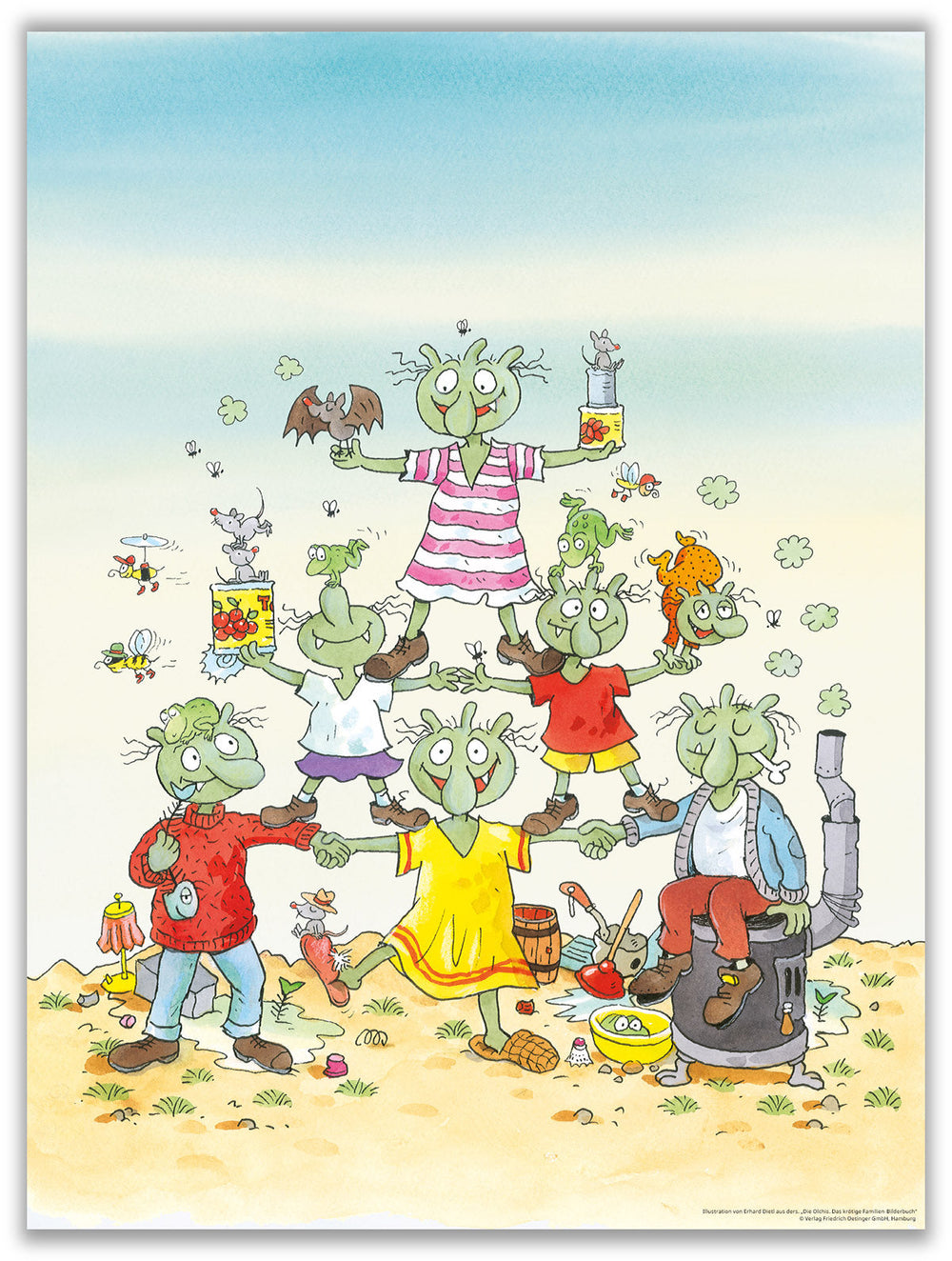 Die Olchis – Familienpyramide