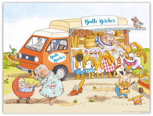 Die sieben kleinen Hasen – Beim Bulli-Bäcker