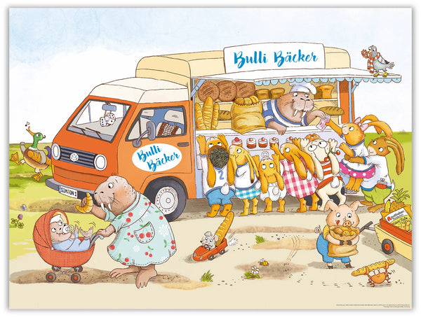 Die sieben kleinen Hasen – Beim Bulli-Bäcker